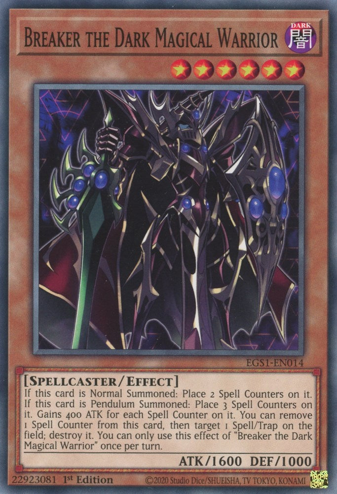 Breaker the Dark Magical Warrior [EGS1-EN014] Common | Total Play