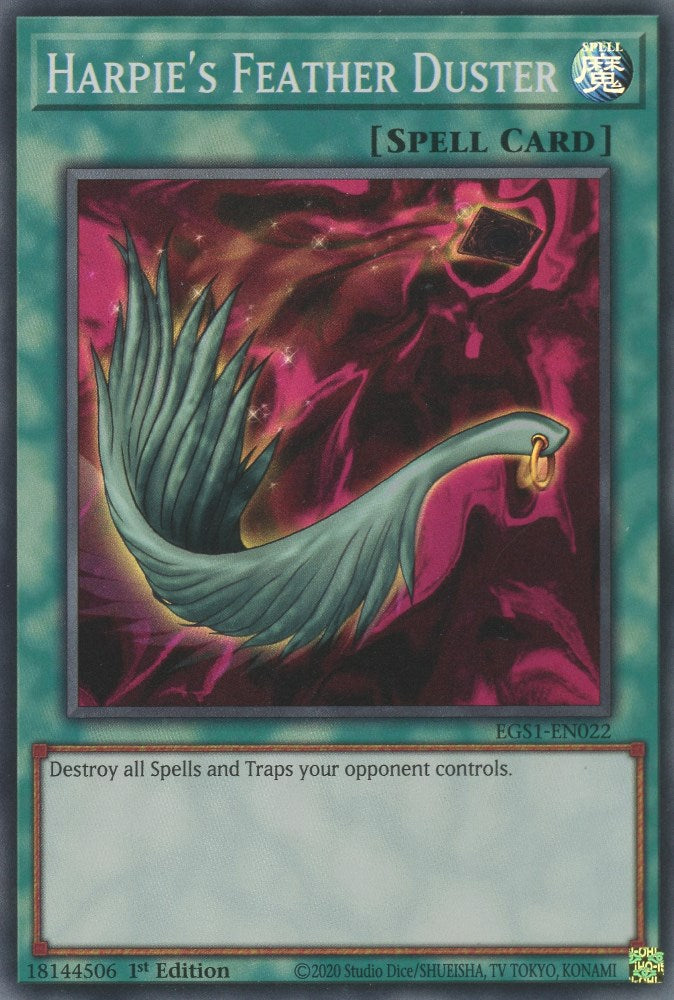 Harpie's Feather Duster [EGS1-EN022] Super Rare | Total Play