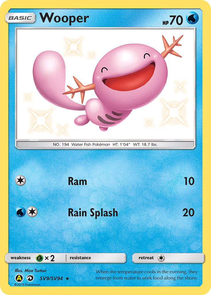 Wooper (SV9/SV94) [Sun & Moon: Hidden Fates - Shiny Vault] | Total Play
