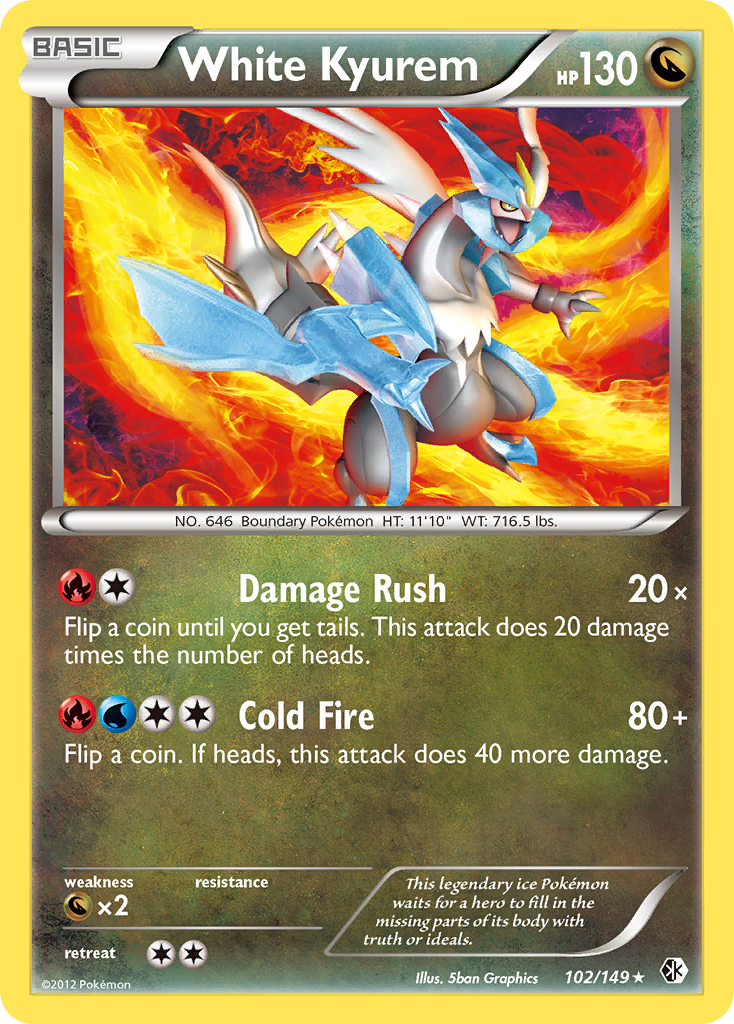 White Kyurem (102/149) [Black & White: Boundaries Crossed] | Total Play