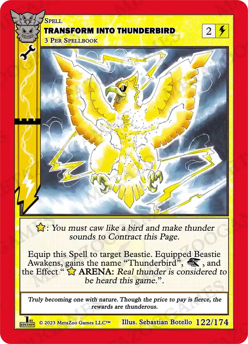 Transform Into Thunderbird [Native: First Edition] | Total Play