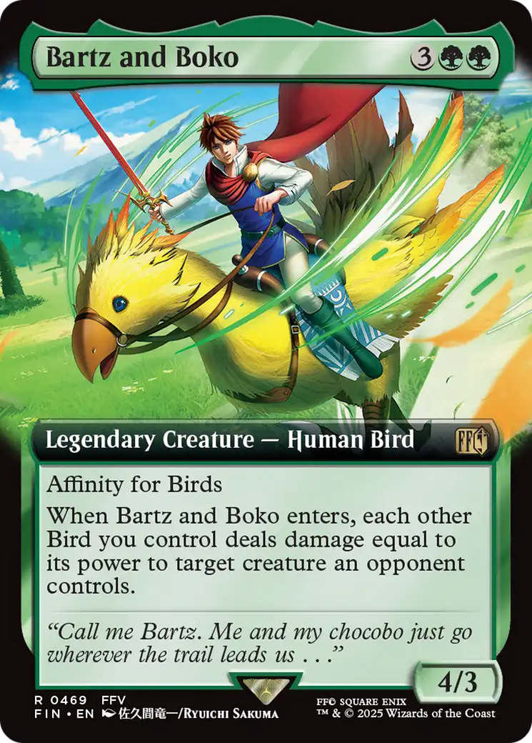Bartz and Boko (Extended Art) [FINAL FANTASY] | Total Play