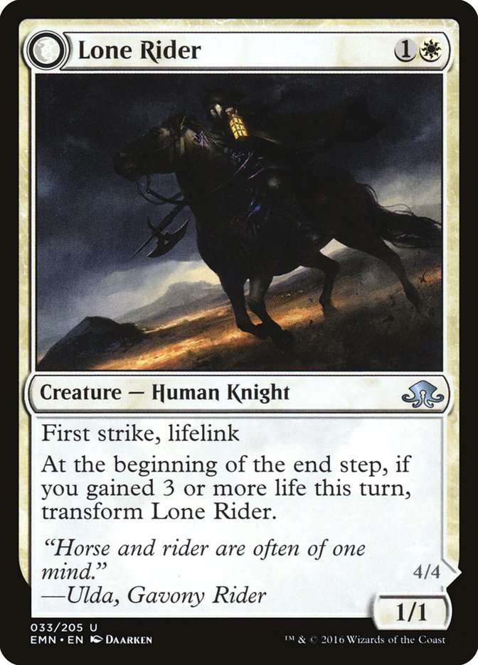 Lone Rider // It That Rides as One [Eldritch Moon] | Total Play