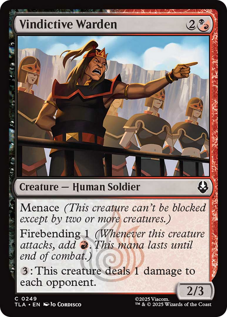 Vindictive Warden [Avatar: The Last Airbender] | Total Play