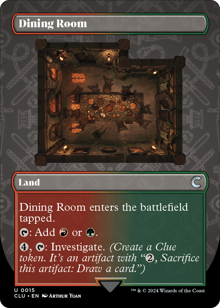 Dining Room (Borderless) [Ravnica: Clue Edition] | Total Play