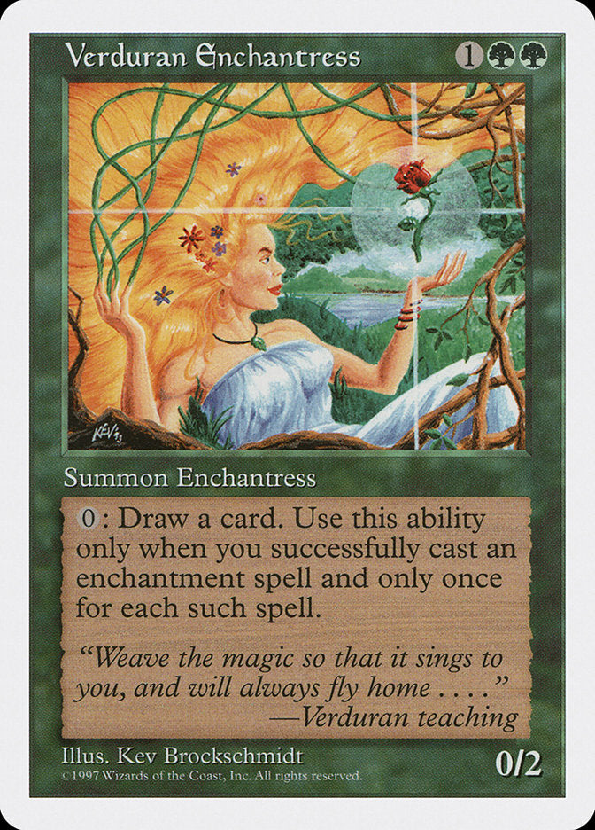 Verduran Enchantress [Fifth Edition] | Total Play