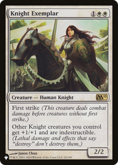 Knight Exemplar (Magic 2011) [The List] | Total Play