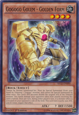 Gogogo Golem - Golden Form [SECE-EN090] Common | Total Play