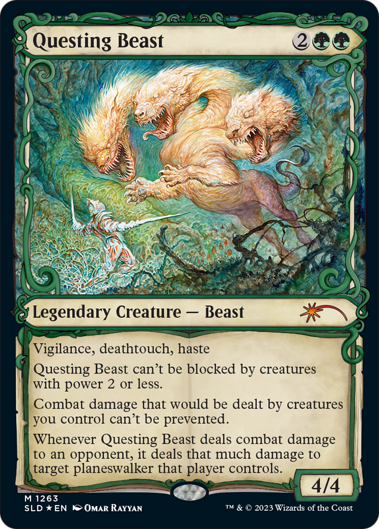 Questing Beast (Halo Foil) [Secret Lair Drop Series] | Total Play