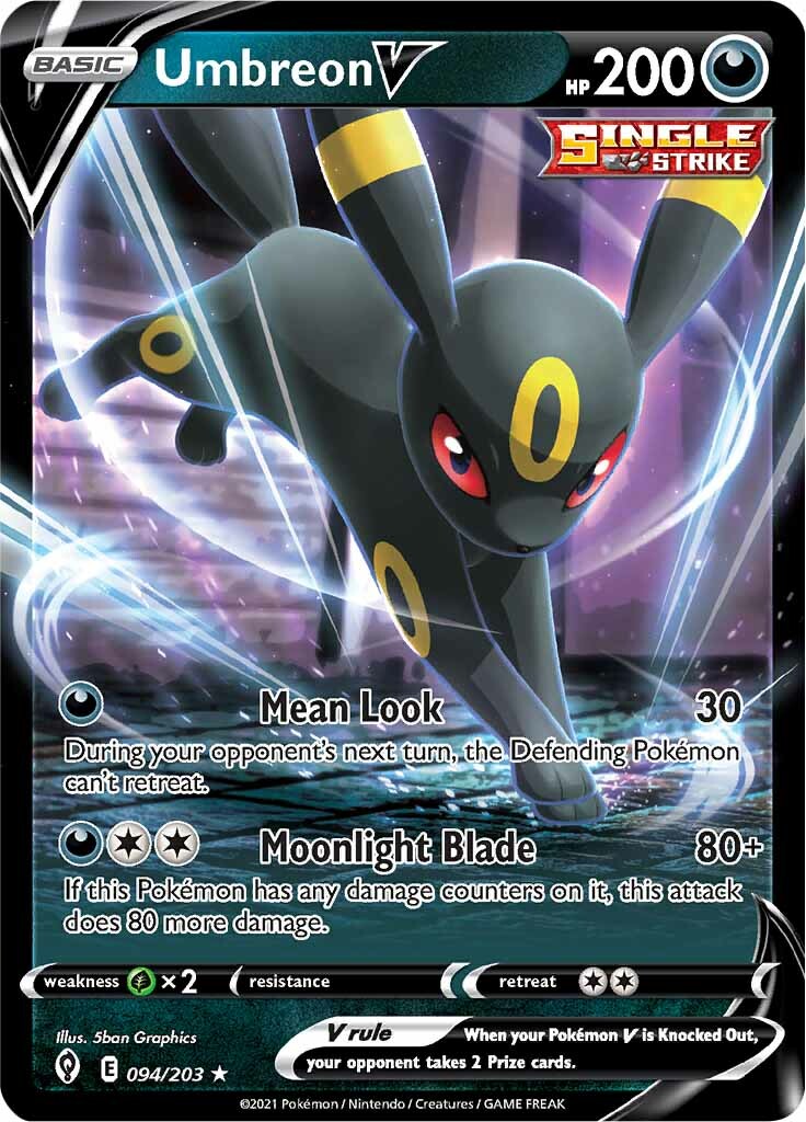 Umbreon V (094/203) [Sword & Shield: Evolving Skies] | Total Play