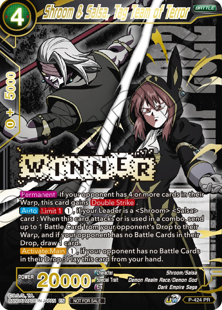Shroom & Salsa, Tag Team of Terror (Championship Pack 2022 Vol.2) (Winner Gold Stamped) (P-424) [Promotion Cards] | Total Play