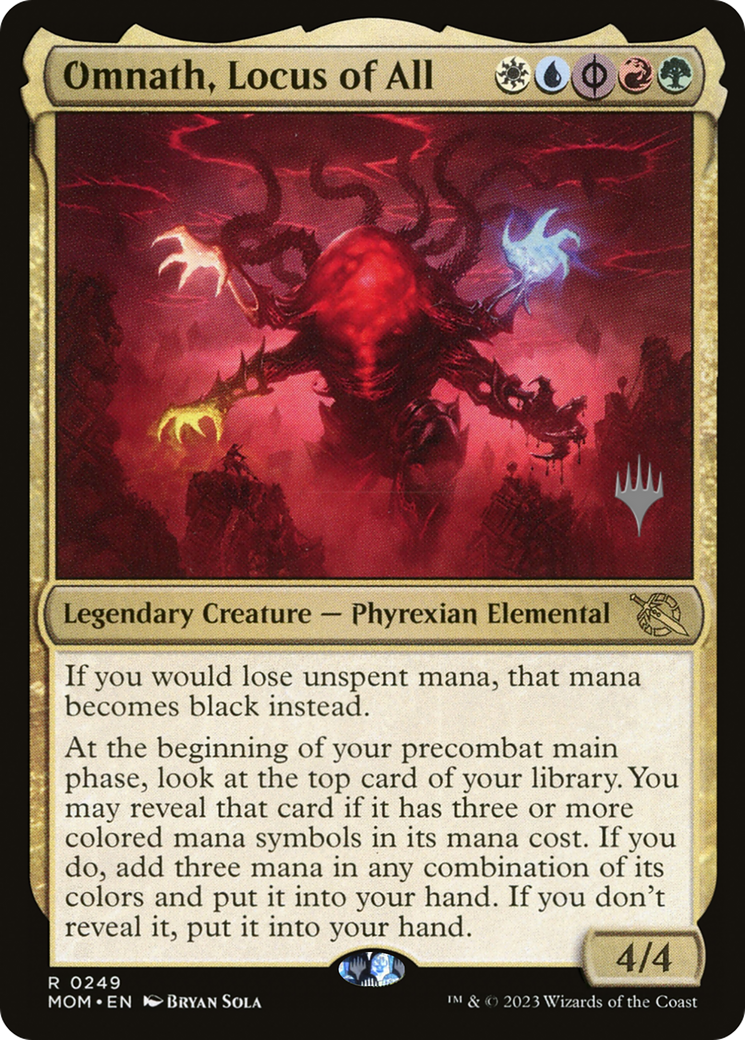 Omnath, Locus of All (Promo Pack) [March of the Machine Promos] | Total Play