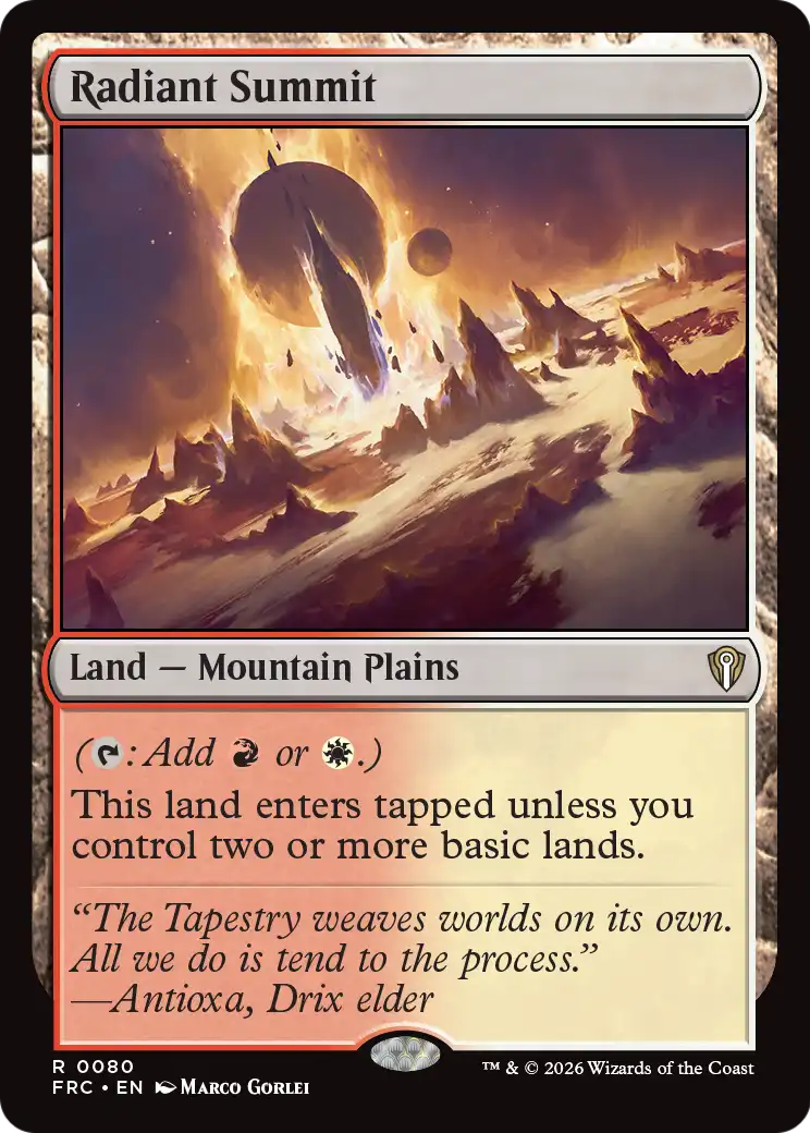 Radiant Summit [Reality Fracture Commander] | Total Play