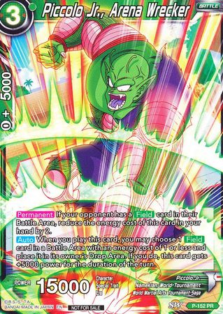 Piccolo Jr., Arena Wrecker (Power Booster: World Martial Arts Tournament) (P-152) [Promotion Cards] | Total Play
