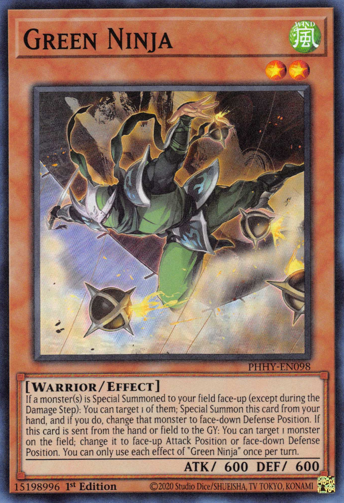 Green Ninja [PHHY-EN098] Super Rare | Total Play
