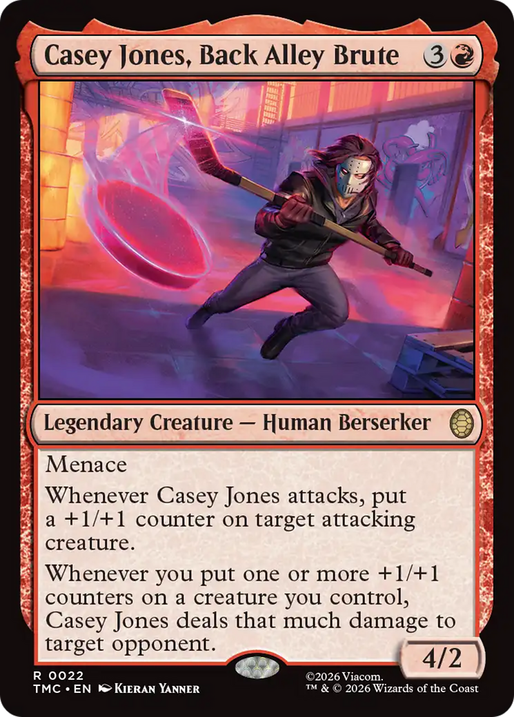 Casey Jones, Back Alley Brute [Teenage Mutant Ninja Turtles Commander] | Total Play
