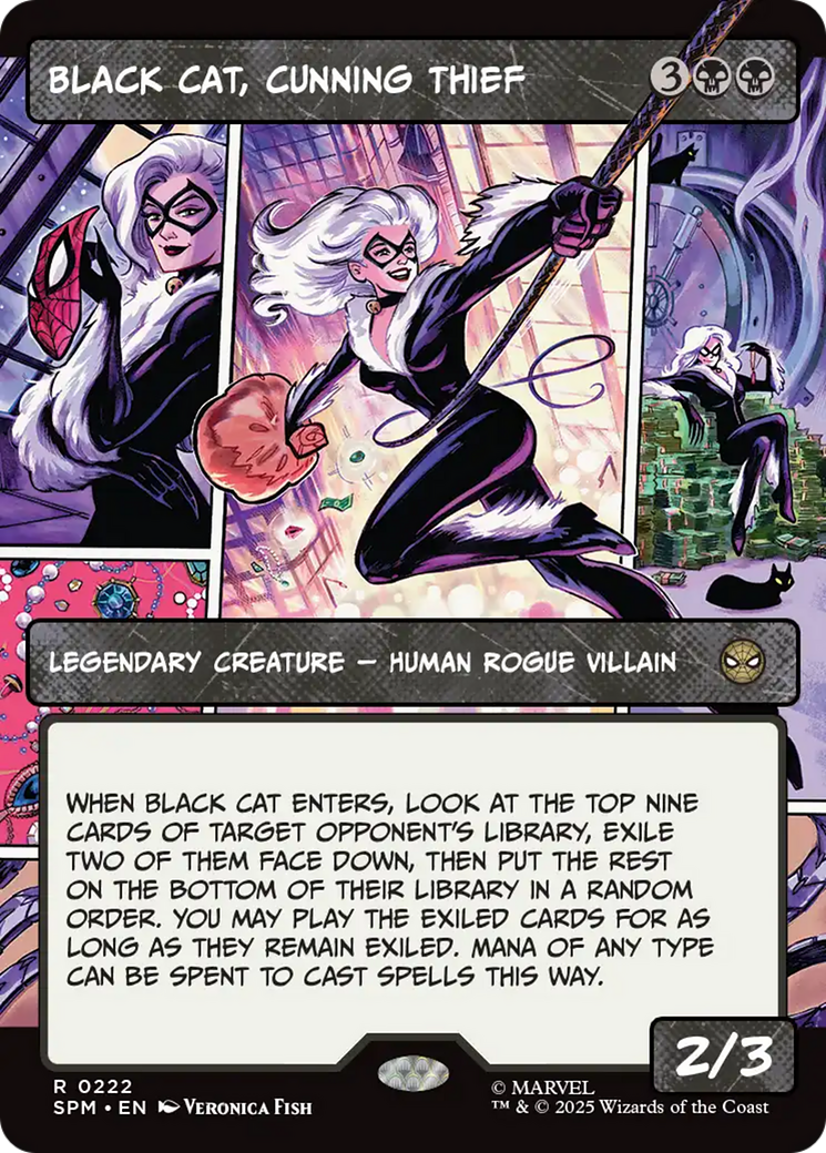 Black Cat, Cunning Thief (Borderless) [Marvel's Spider-Man] | Total Play