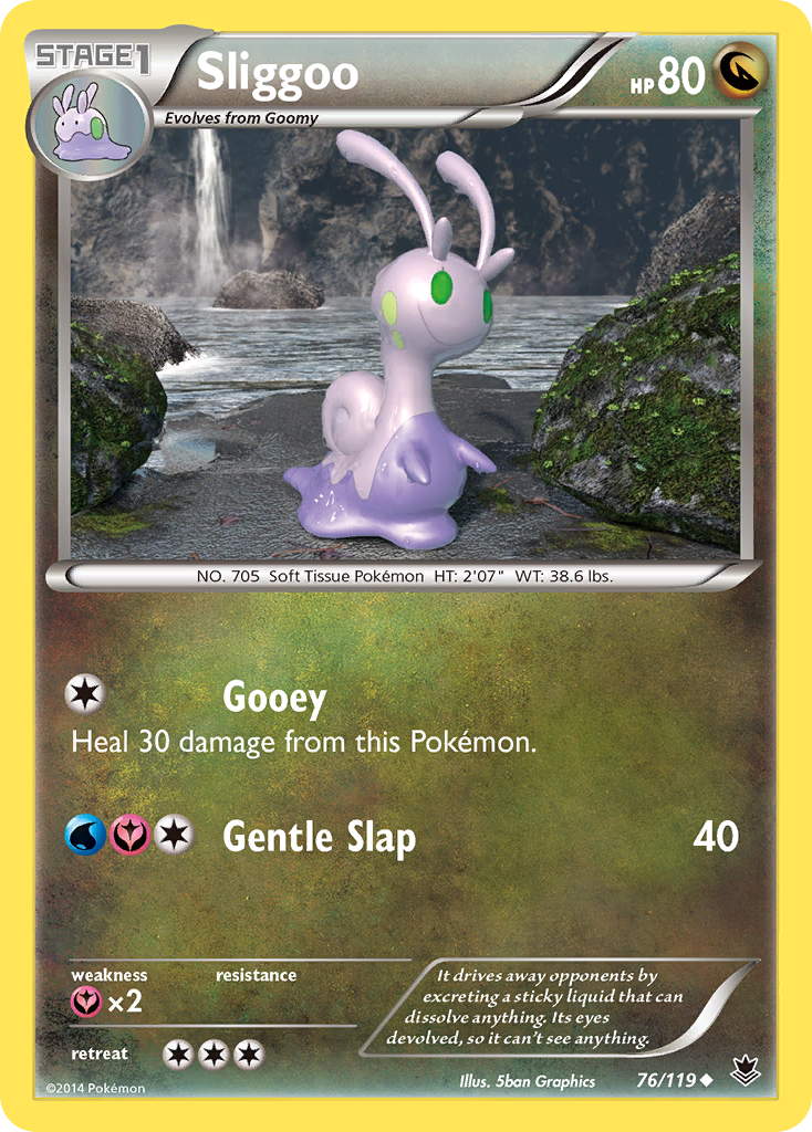 Sliggoo (76/119) [XY: Phantom Forces] | Total Play