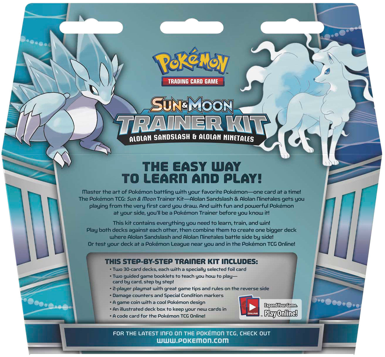 Sun & Moon: Trainer Kit (Alolan Sandslash & Alolan Ninetales) | Total Play