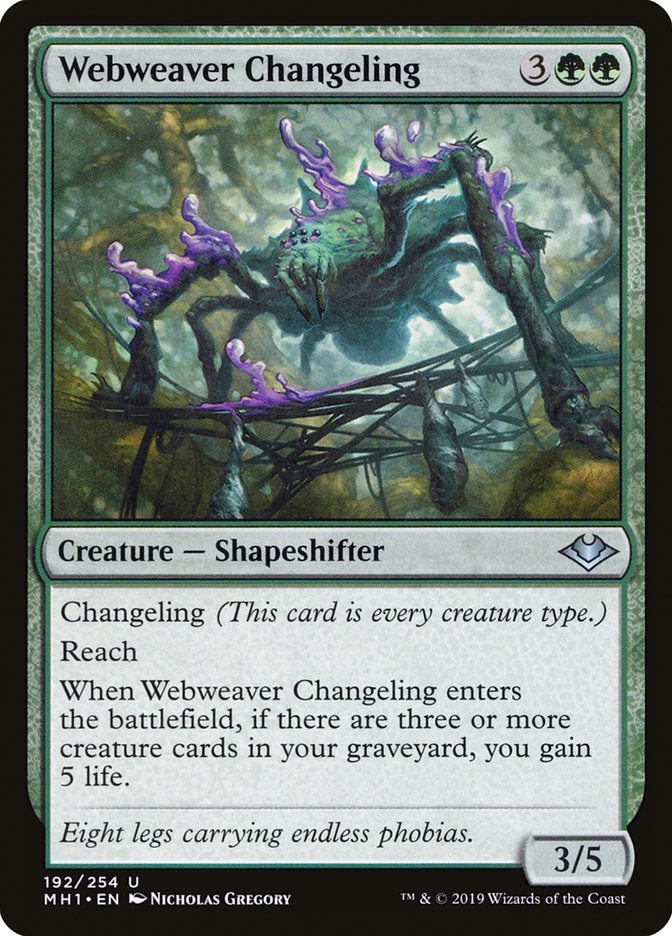 Webweaver Changeling [Modern Horizons] | Total Play