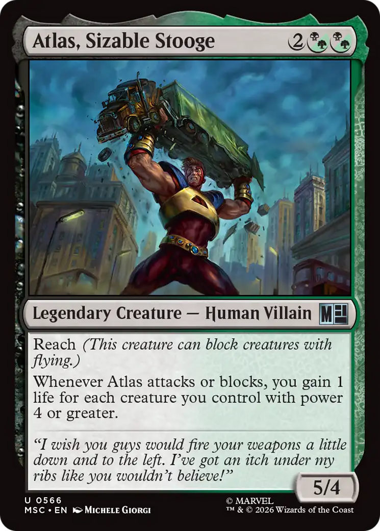 Atlas, Sizable Stooge [Marvel Super Heroes] | Total Play