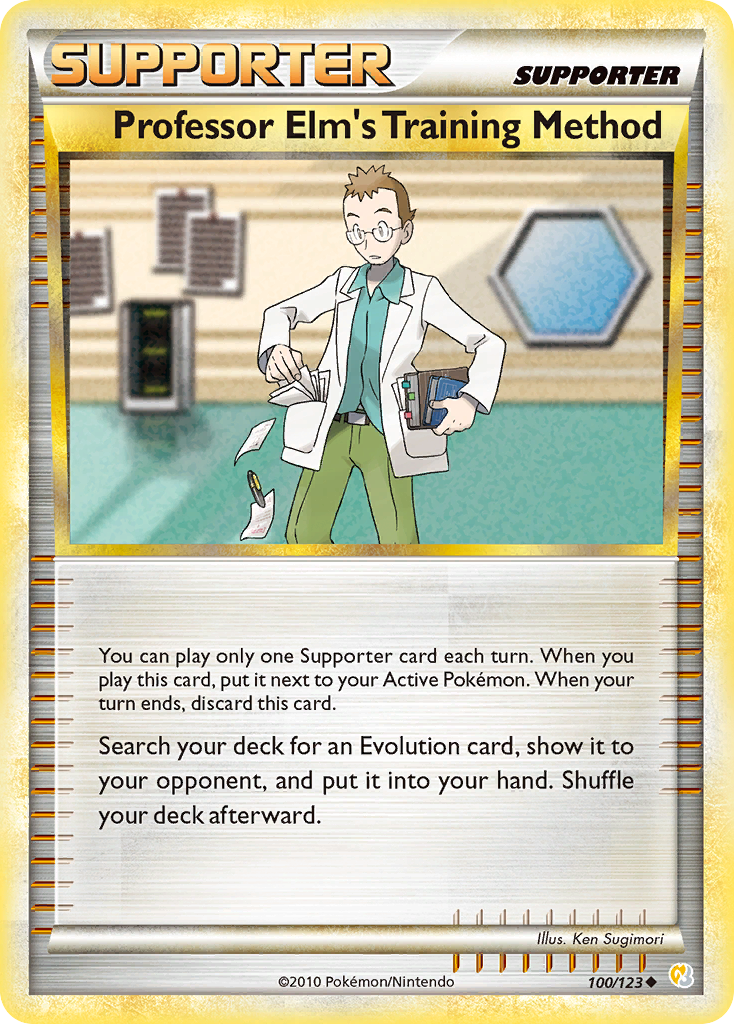 Professor Elm's Training Method (100/123) [HeartGold & SoulSilver: Base Set] | Total Play