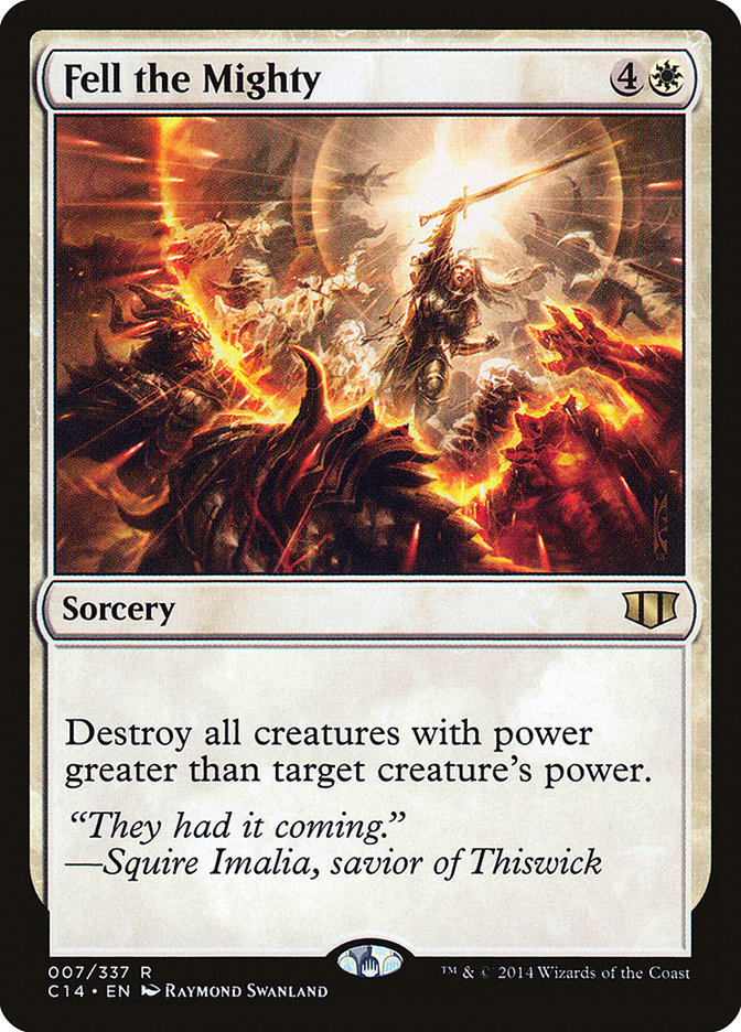 Fell the Mighty [Commander 2014] | Total Play