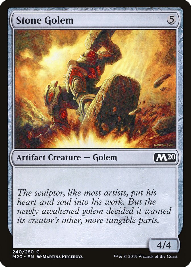 Stone Golem [Core Set 2020] | Total Play