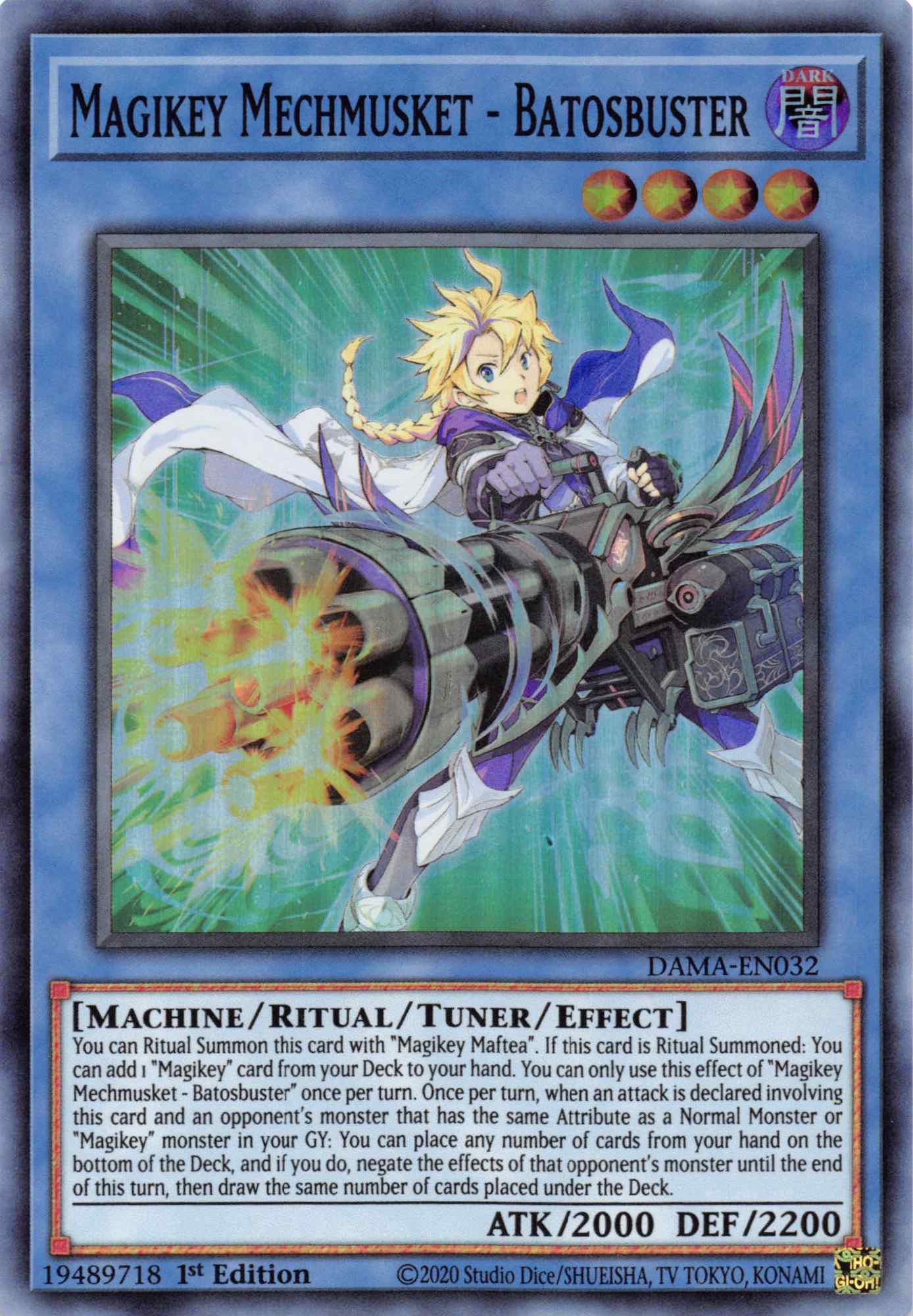 Magikey Mechmusket - Batosbuster [DAMA-EN032] Super Rare | Total Play