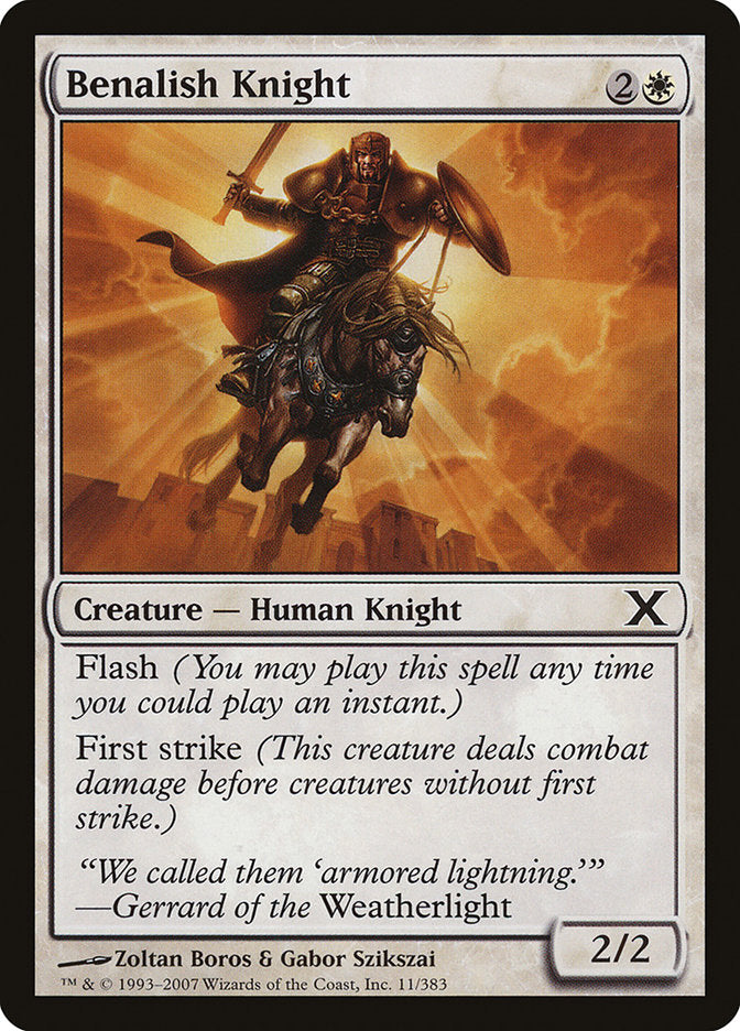 Benalish Knight [Tenth Edition] | Total Play