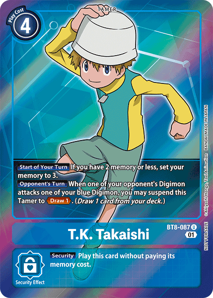 T.K. Takaishi [BT8-087] (Alternative Art - Box Topper) [New Awakening] | Total Play