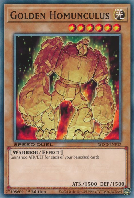 Golden Homunculus [SGX3-ENF02] Common | Total Play