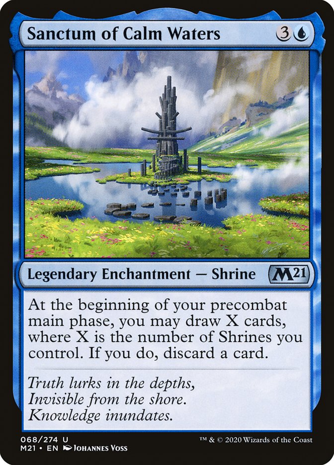 Sanctum of Calm Waters [Core Set 2021] | Total Play