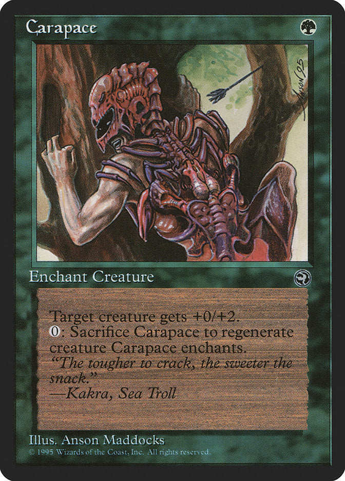 Carapace (Kakra Flavor Text) [Homelands] | Total Play