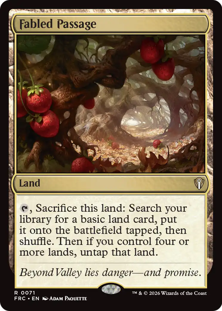Fabled Passage [Reality Fracture Commander] | Total Play