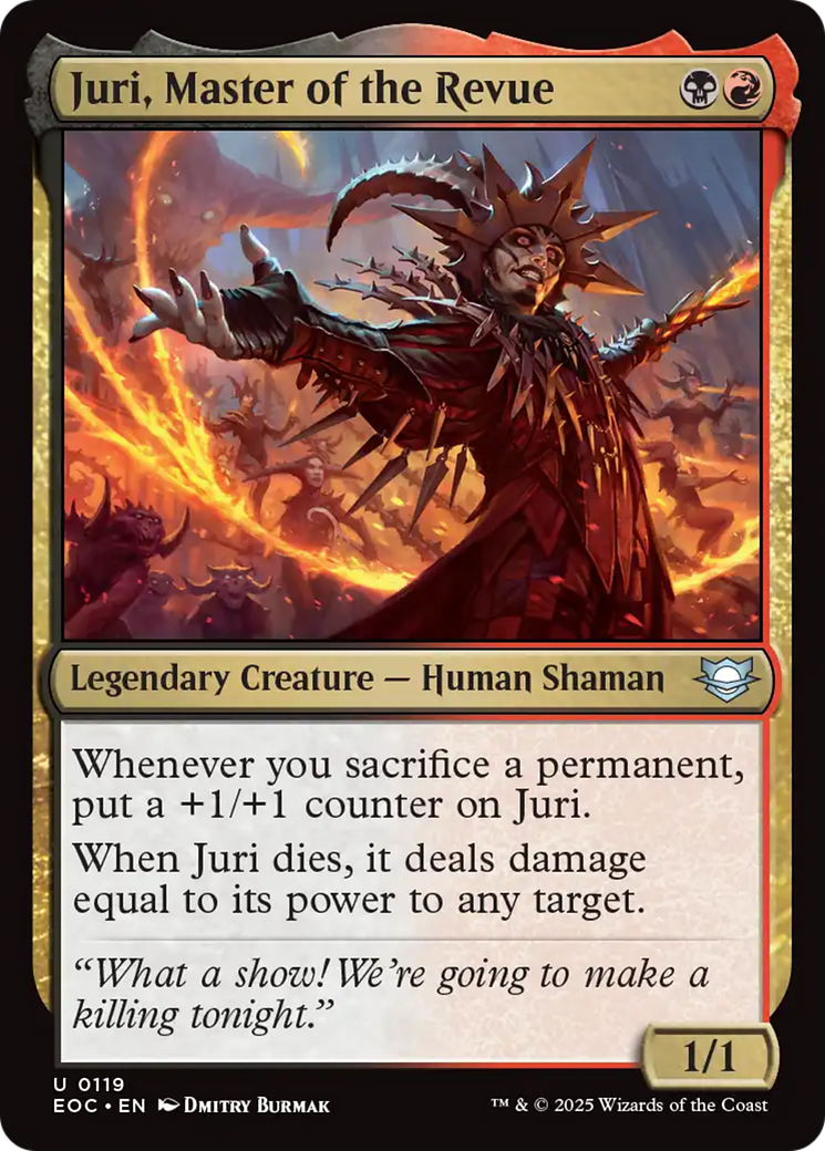 Juri, Master of the Revue [Edge of Eternities Commander] | Total Play