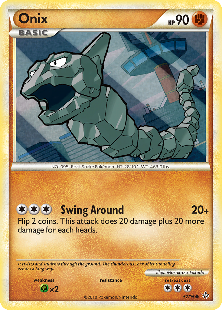 Onix (57/95) [HeartGold & SoulSilver: Unleashed] | Total Play