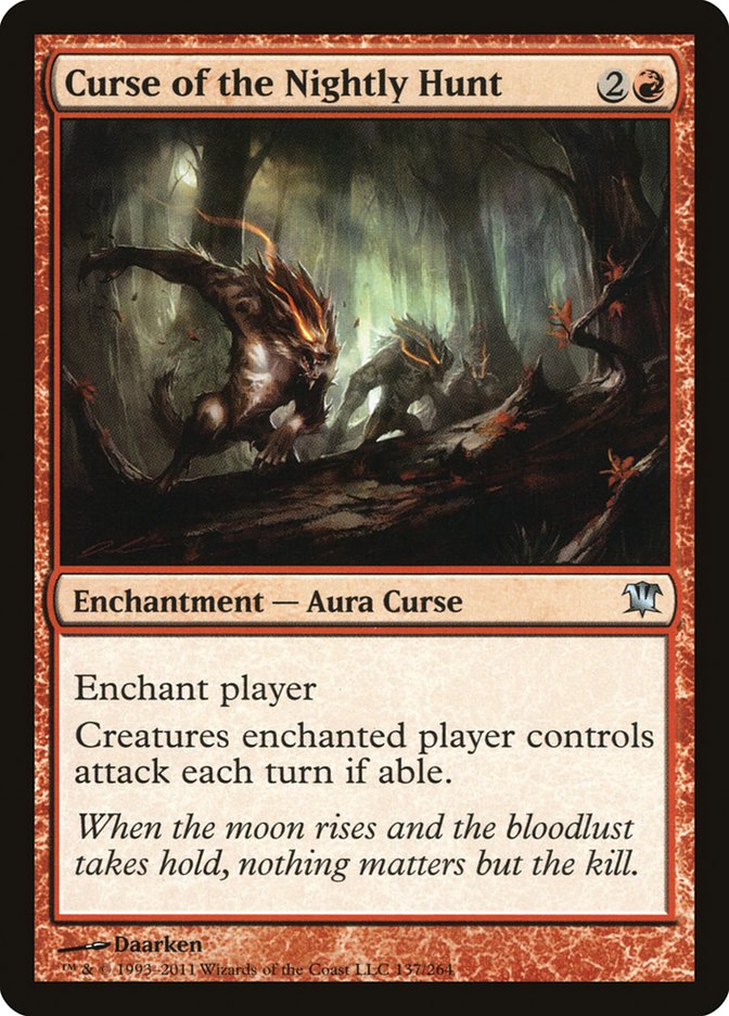 Curse of the Nightly Hunt [Innistrad] | Total Play