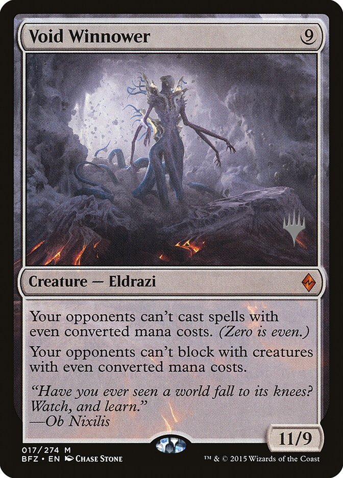 Void Winnower (Promo Pack) [Battle for Zendikar Promos] | Total Play