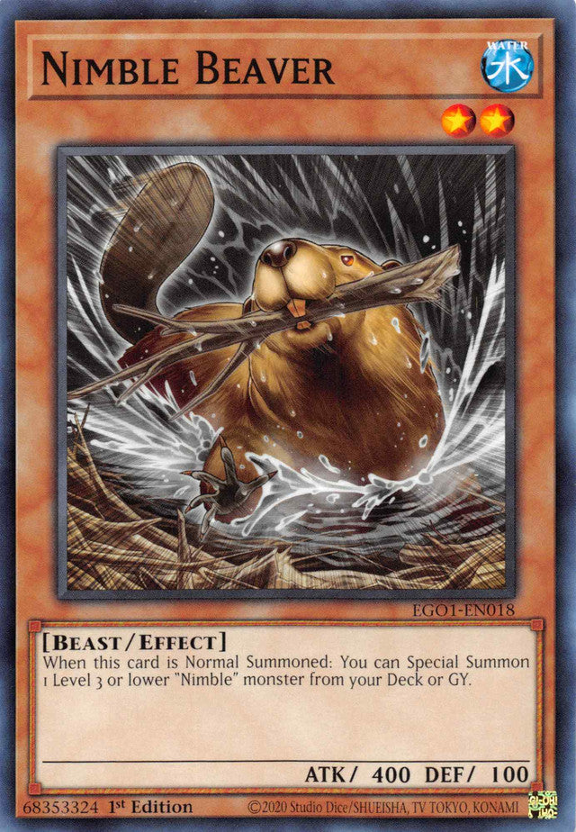 Nimble Beaver [EGO1-EN018] Common | Total Play
