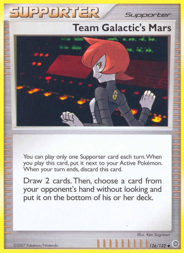 Team Galactic's Mars (126/132) [Diamond & Pearl: Secret Wonders] | Total Play