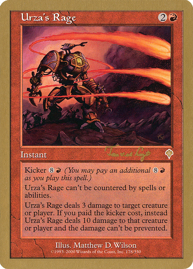 Urza's Rage (Tom van de Logt) [World Championship Decks 2001] | Total Play