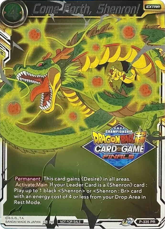 Come Forth, Shenron! (Championship Pack 2021 Vault Set) (P-335) [Tournament Promotion Cards] | Total Play