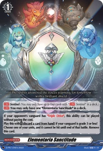 Elementaria Sanctitude (D-PR/124EN 2022) [D Promo Cards] | Total Play