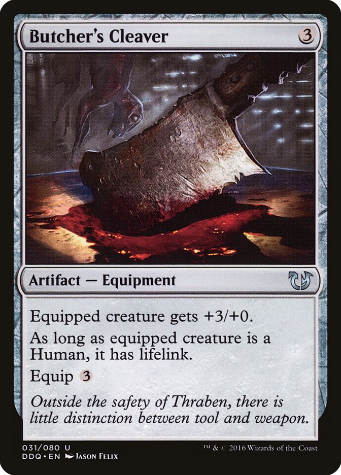 Butcher's Cleaver [Duel Decks: Blessed vs. Cursed] | Total Play