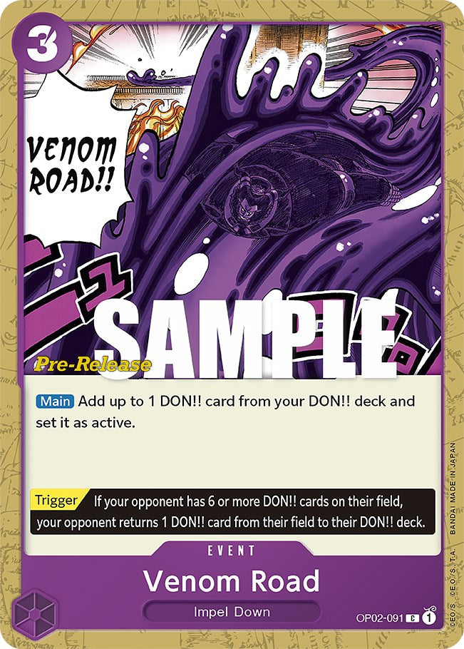 Venom Road [Paramount War Pre-Release Cards] | Total Play