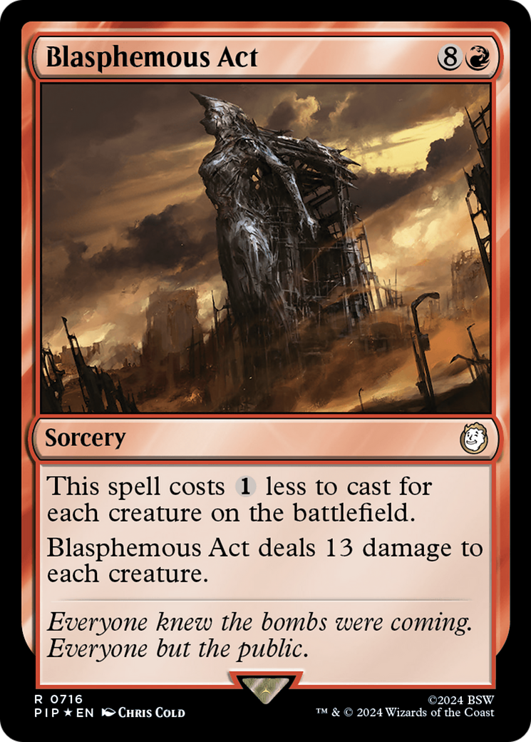 Blasphemous Act (Surge Foil) [Fallout] | Total Play