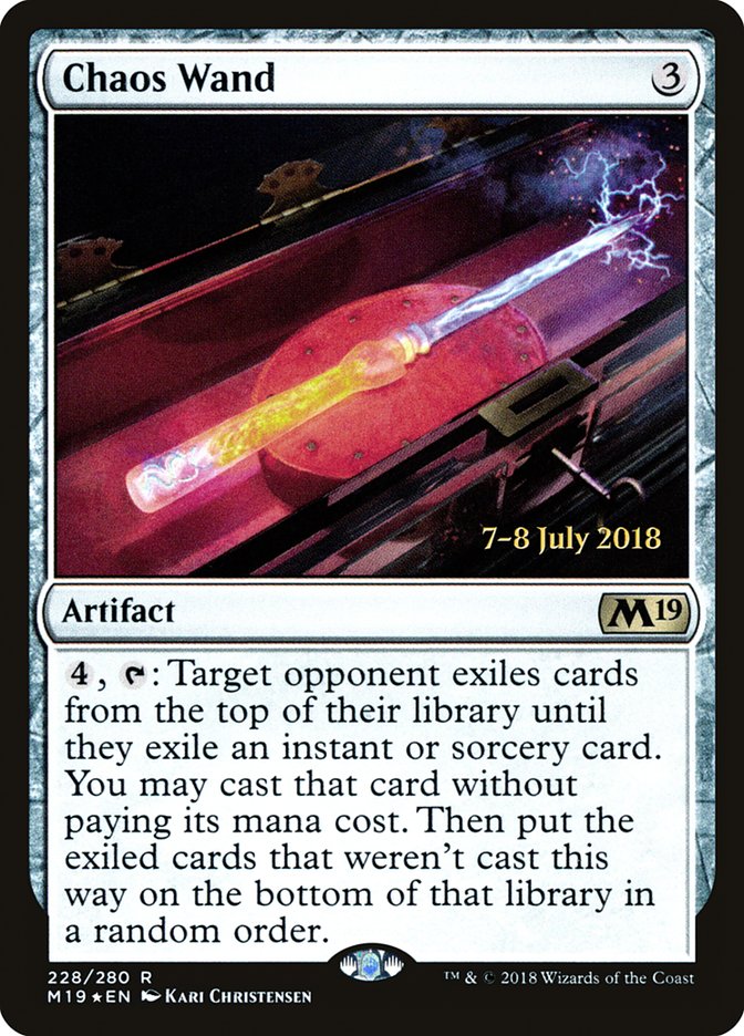 Chaos Wand [Core Set 2019 Prerelease Promos] | Total Play