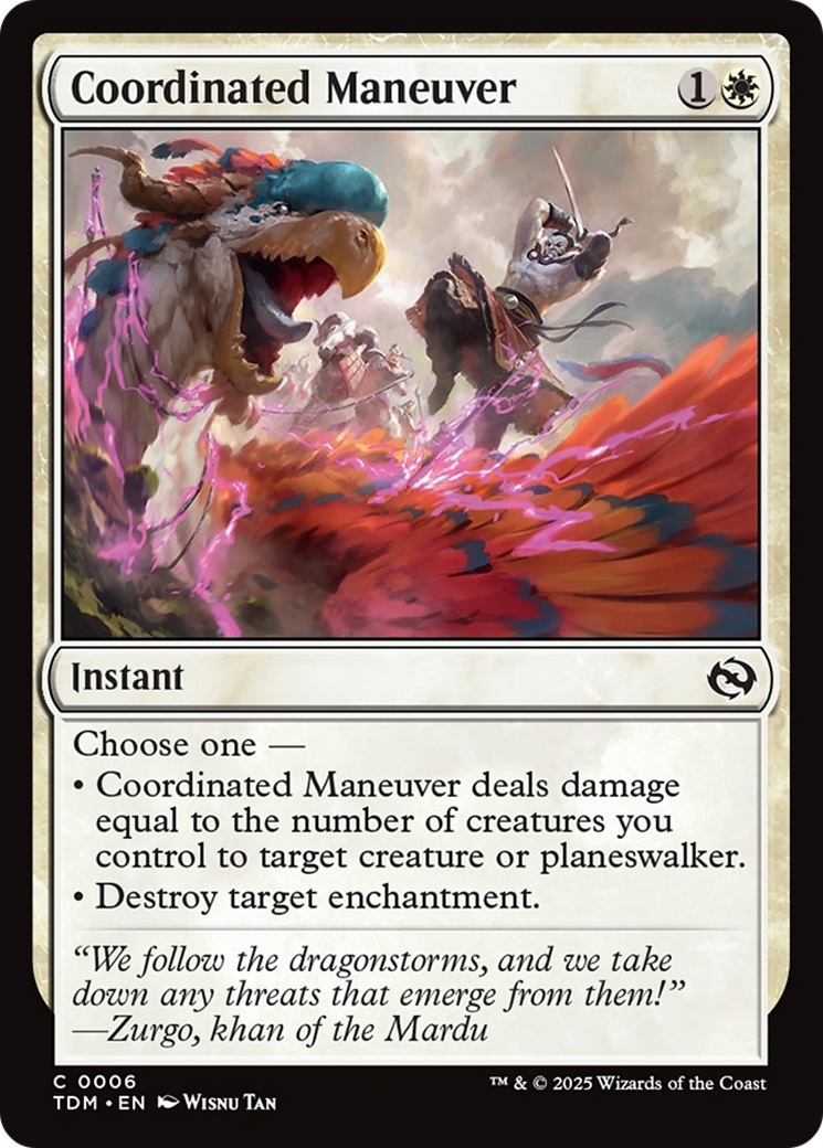 Coordinated Maneuver [Tarkir: Dragonstorm] | Total Play
