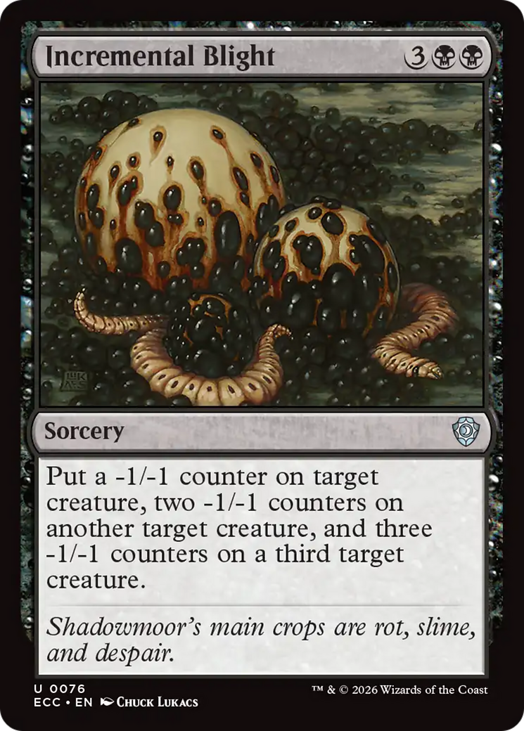 Incremental Blight [Lorwyn Eclipsed Commander] | Total Play
